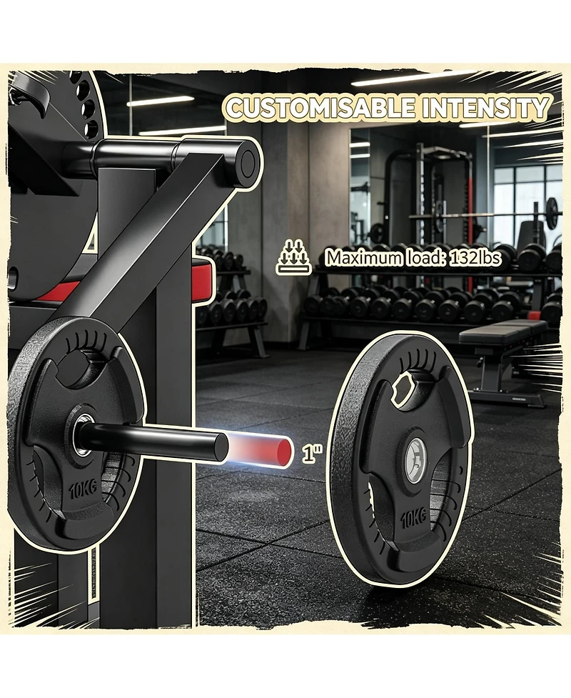 Sevorley 2-in-1 Bicep and Tricep Curl Machine with Adjustable Seat and Elbow Pad, Plate-Loaded Strength Trainer for Home Gym
