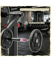 Sevorley 2-in-1 Bicep and Tricep Curl Machine with Adjustable Seat and Elbow Pad, Plate-Loaded Strength Trainer for Home Gym