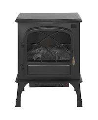 Slickblue 25.5in Electric Fireplace Stove Heater 1500W with Remote and Timer