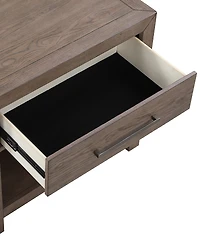 Adler 28" Plywood 1-Drawer Nightstand, Macy's Exclusive