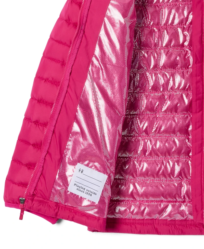 Columbia Girls' 7-16 Full-Zip Powder Lite Ii Hooded Jacket