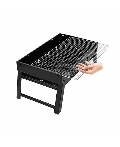 Piscifun Foldable Portable Grill Stainless Steel Tabletop Outdoor Camping Picnic Barbecue