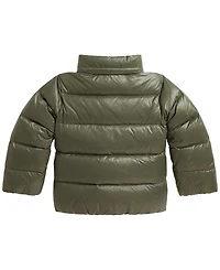 Polo Ralph Lauren Girls' 2T-6X Glossy Down Hooded Jacket
