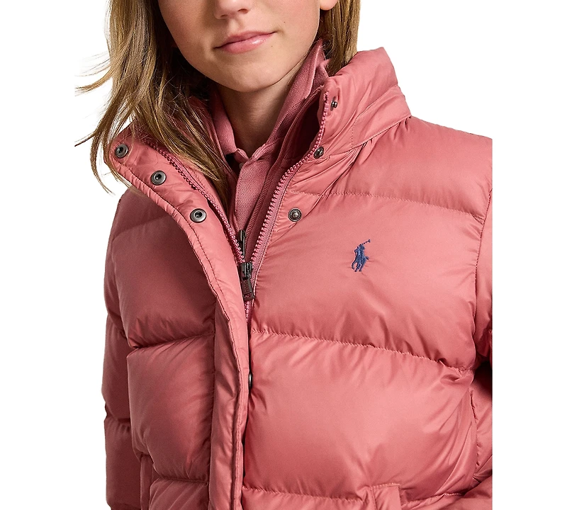 Polo Ralph Lauren Girls' 7-16 Down Hooded Jacket