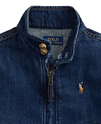 Polo Ralph Lauren Girls' 2T-6X Indigo Denim Mockneck Jacket