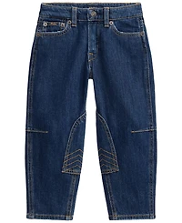 Polo Ralph Lauren Girls' 2T-6X Curved Tapered Cotton Denim Jeans