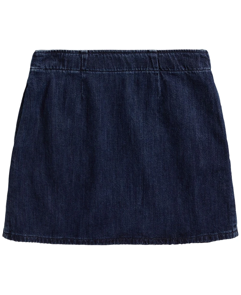 Polo Ralph Lauren Girls' 7-16 Denim Wrap Skirt