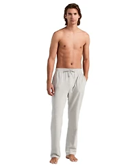 Perry Ellis Portfolio Men's French Terry Heathered Drawstring Waist Sleep Pants