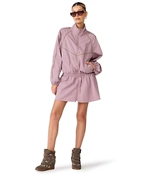 Steve Madden Women's Long-Sleeve Mock Neck Mini Dress