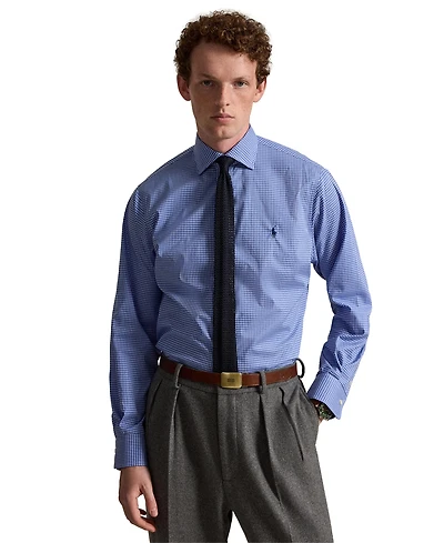 Polo Ralph Lauren Men's Regent Classic Fit Checked Poplin Dress Shirt