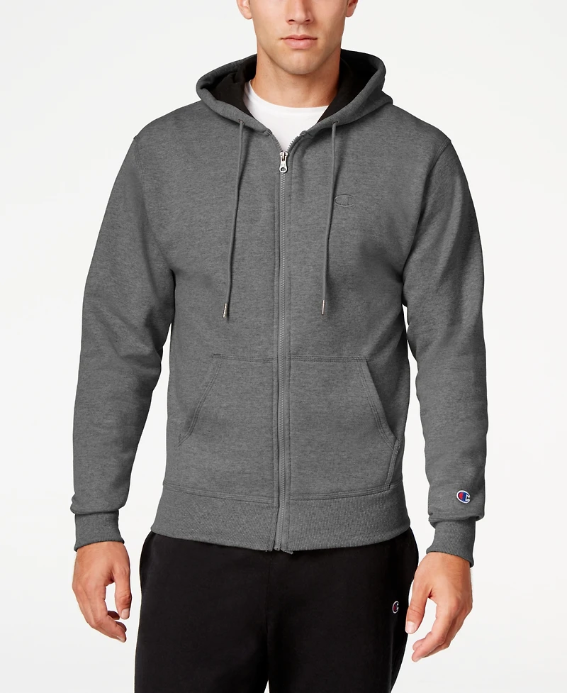 Champion Men's Powerblend Fleece Zip Hoodie