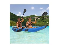 Hikeen Inflatable 2-person Kayak Set with Aluminium Oars and Repair Kit
