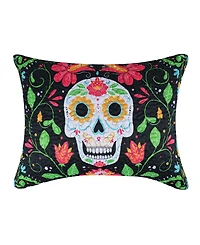 Greenland Home Fashions Day of the Dead Lightweight Sham, Standard