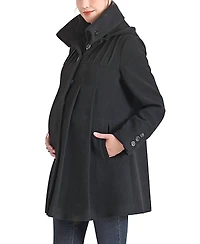 kimi + kai Women's Aela A-Line Hooded Wool Coat