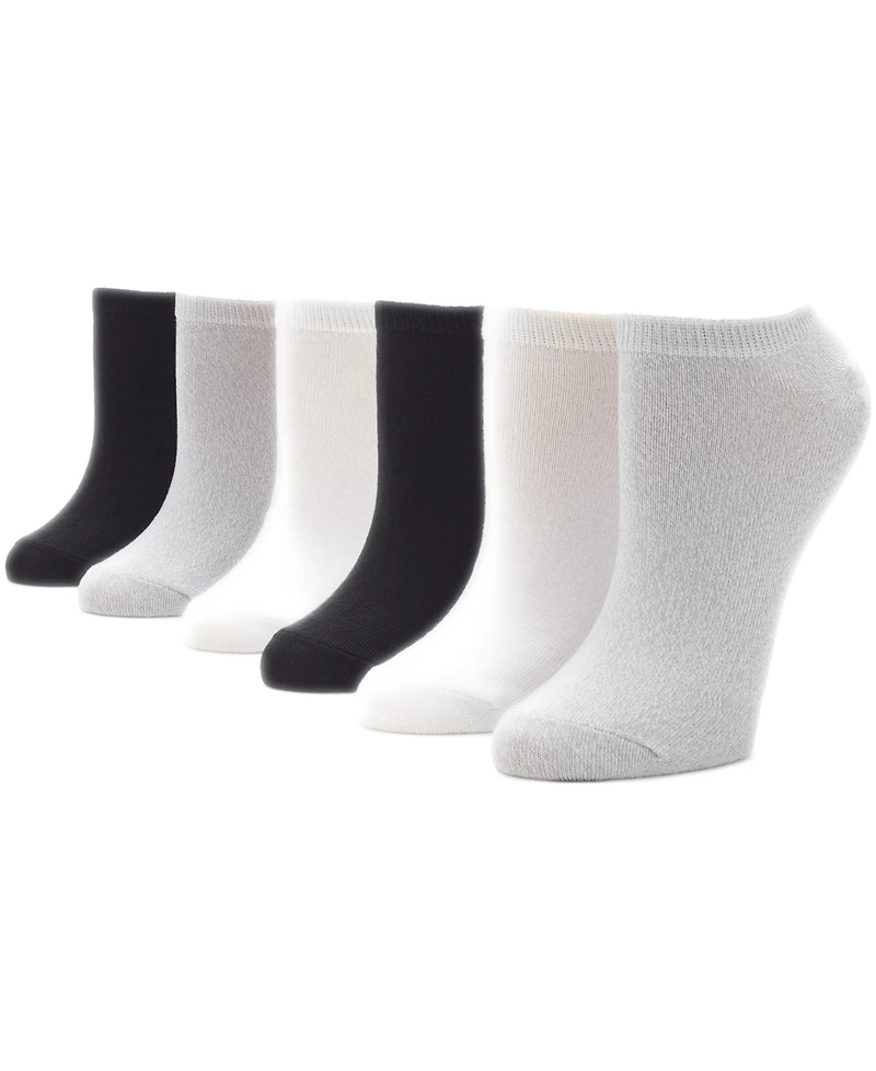 Hue 6 Pack Super-Soft Liner Socks