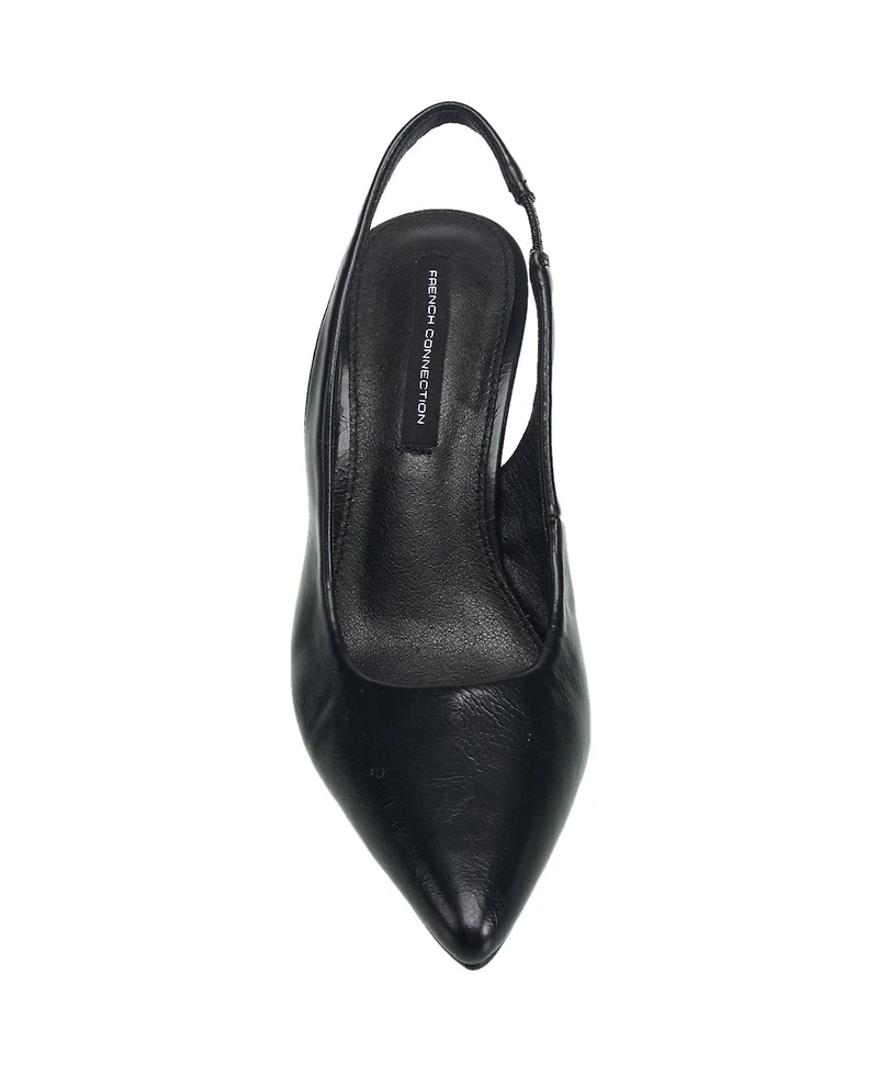 French Connection Women's Shia Slingback Wedge Heel