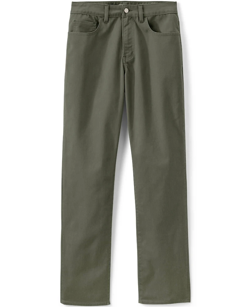 Lands' End Men's Travel Kit Classic Straight Fit 5 Pocket Pant