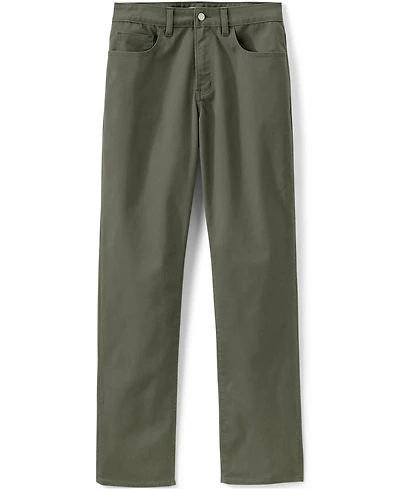 Lands' End Men's Travel Kit Classic Straight Fit 5 Pocket Pant