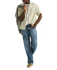 Nautica Men's Cotton Plaid Short-Sleeve Shirt