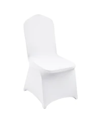 Sugift 150 Pieces Stretch Spandex Folding Chair Covers Removable Washable Protective Slipcovers