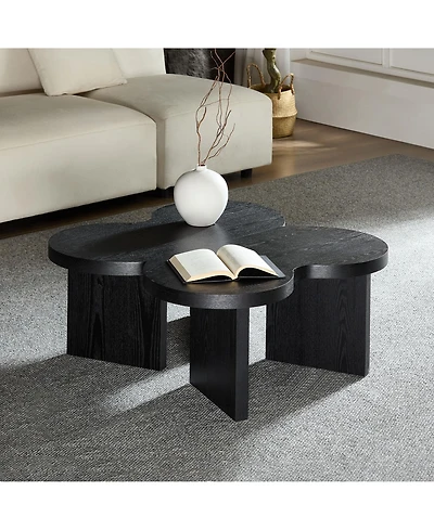 Flynama 31.49" Butterfly Shaped Mdf Coffee Table