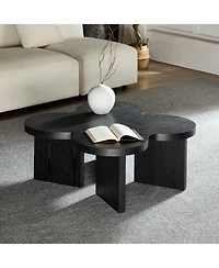 Flynama 31.49" Butterfly Shaped Mdf Coffee Table