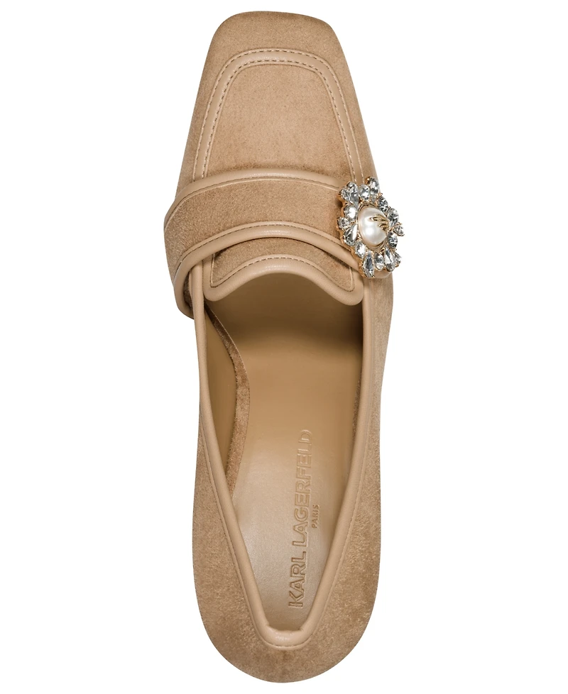 Karl Lagerfeld Paris Women's Savannah Slip-On High Pumps