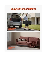 Sugift 2-Pack 6 ft Portable Folding Bench with Hdpe Seat and 2 Carry Bags for Outdoor Picnic Camping