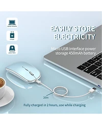 Lofree Rechargeable Silent Wireless Mouse Dual Mode 3 Adjustable Dpi Portable