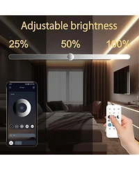 Lofree Dimmable Remote Control Flexible Led Strip Lights, Set of 2