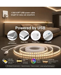 Lofree Usb Cob Led Flexible String Light, Set of 2