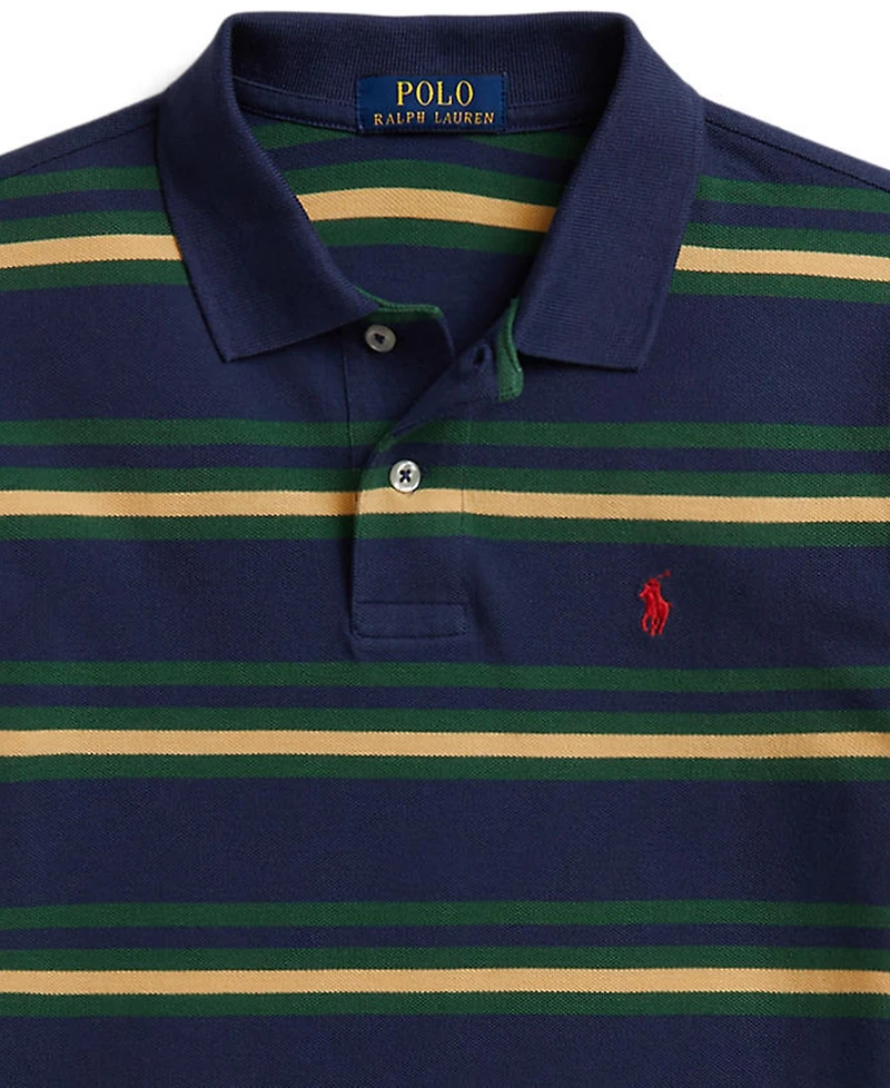 Polo Ralph Lauren Boys' 8-20 Striped Cotton Mesh Shirt