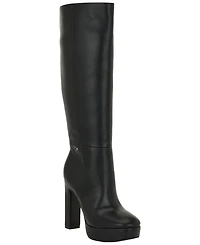 Guess Women's Daska Platform Block Heel Dress Boots