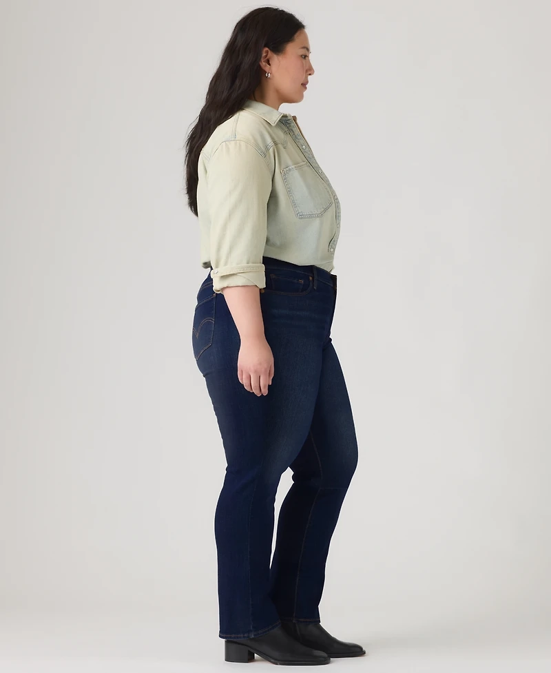 Levi's Plus Classic Straight Mid-Rise Stretch Jeans