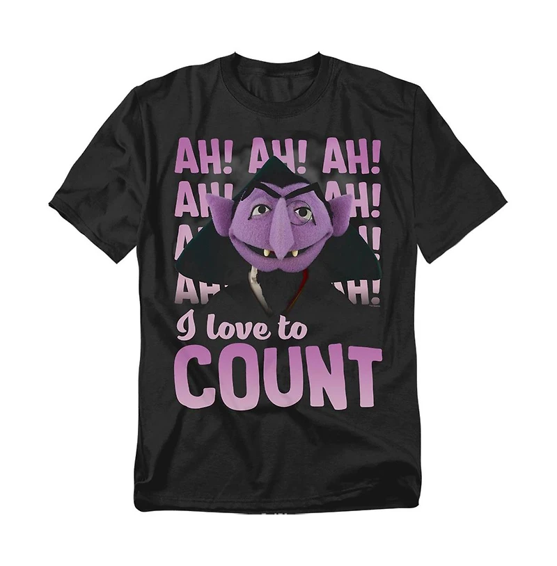 Sesame Street Men's The Count T-Shirt