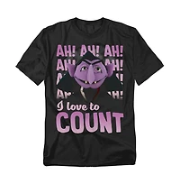 Sesame Street Men's The Count T-Shirt
