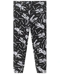 Andy & Evan Toddler Boys' 2T-4T Skeleton Dino Print Pajamas, 2-Piece Set