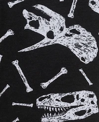 Andy & Evan Toddler Boys' 2T-4T Skeleton Dino Print Pajamas, 2-Piece Set