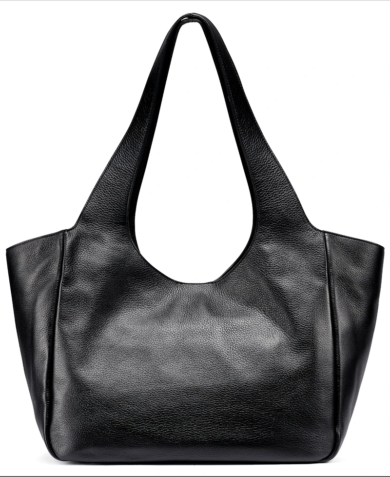 Karl Lagerfeld Paris Ina Leather Extra-Large Tote Handbag