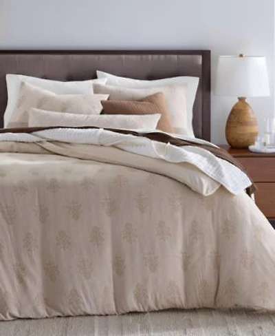 Oake Woven Floral Block Comforter Set Collection Macys Exclusive