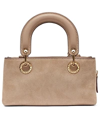 Karl Lagerfeld Paris Benoite Suede Small Shoulder Handbag