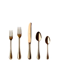 Perla Oro Flatware Set, 20 Piece