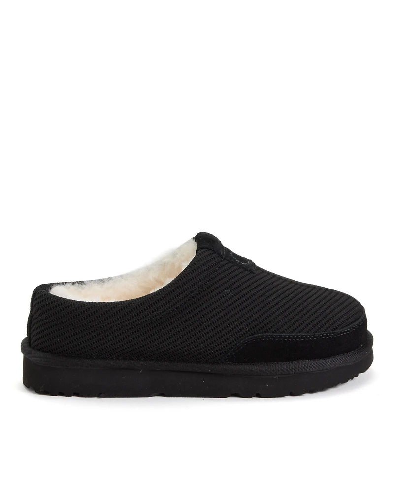 Dearfoams Women's Fireside by Greta Sport Knit Twill Clog Water Repellent Slippers