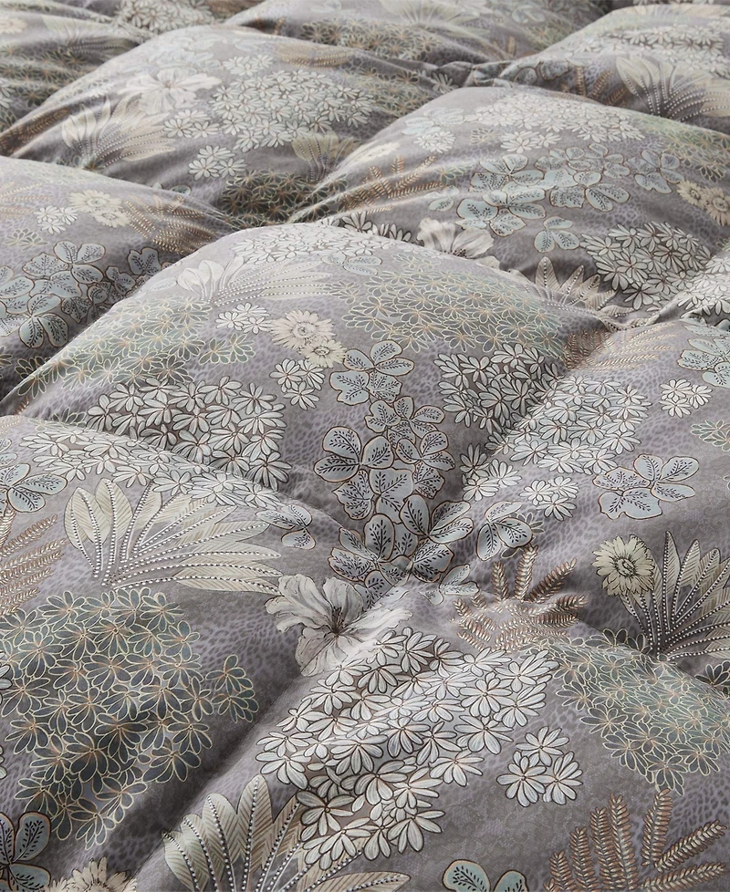 Unikome Printed All Season White Goose Feather Fiber Comforter