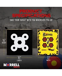 Morrell Yellow Jacket Dual Threat 350 Fps Foam Archery Target Block for All Bows