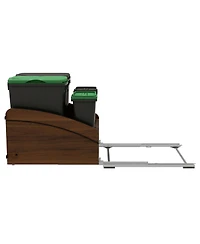 Rev-a-Shelf Craftsman Collection Double Pullout Trash Cans and Compost Bins