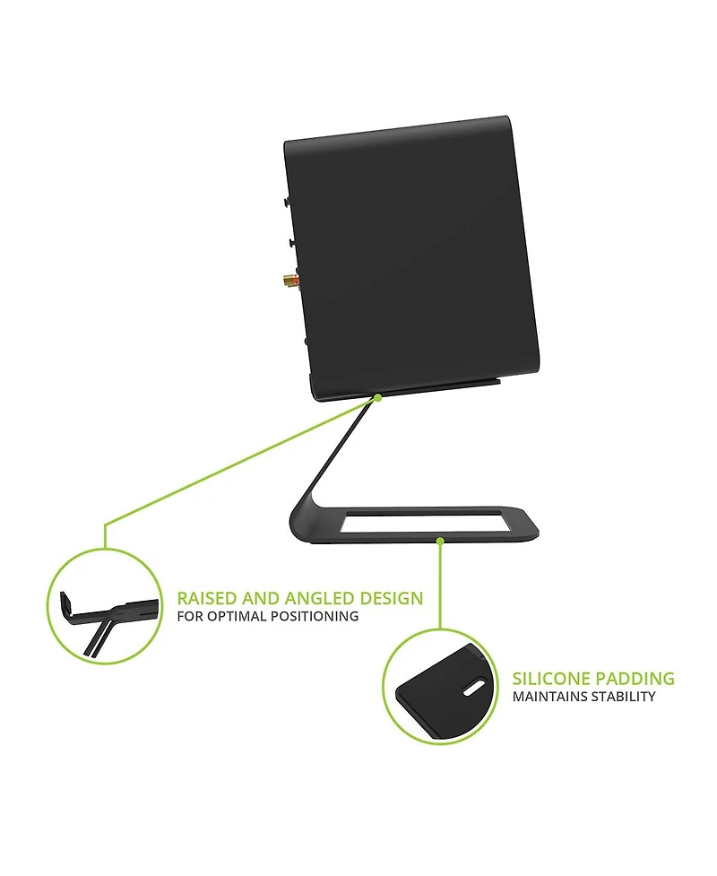 Kanto Elevated Desktop Speaker Stands for Midsize Speakers - Pair