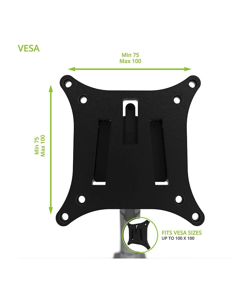 Kanto DMS2000 Dual-Monitor Desktop Mount for 17" - 32" Displays