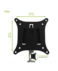 Kanto DMS2000 Dual-Monitor Desktop Mount for 17" - 32" Displays