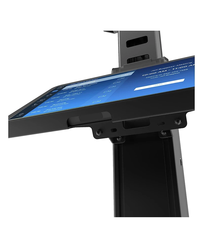 Kanto MPC77 Rolling Av Cart Compatible with Video Conferencing Systems for 37" - 77" TVs